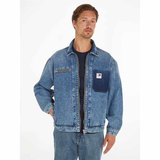 Tommy Jeans Aiden Overszd Mailman Jkt Ah7032  Denim Edit