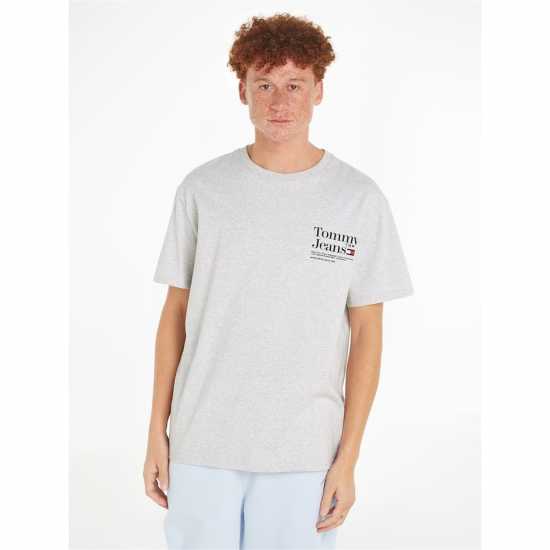 Tommy Jeans Tjm Reg Modern Tommy Tm Tee Сребърно сиво PJ4 Mens