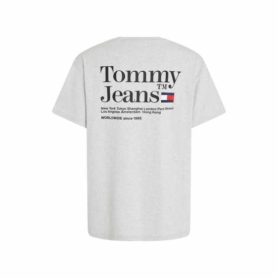 Tommy Jeans Tjm Reg Modern Tommy Tm Tee Сребърно сиво PJ4 Mens