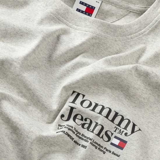 Tommy Jeans Tjm Reg Modern Tommy Tm Tee Сребърно сиво PJ4 Mens