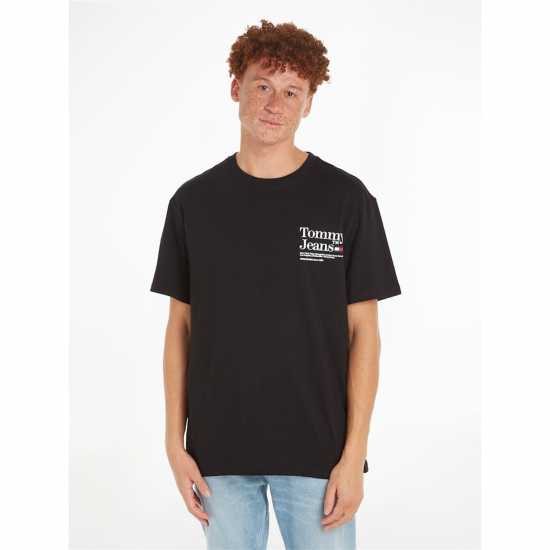 Tommy Jeans Tjm Reg Modern Tommy Tm Tee Черно BDS Mens