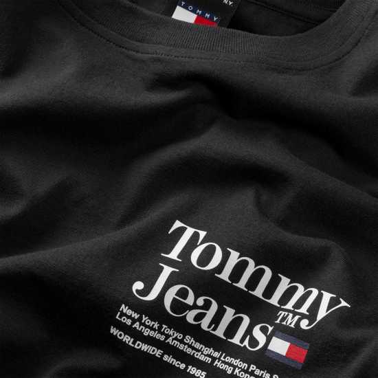 Tommy Jeans Tjm Reg Modern Tommy Tm Tee Черно BDS Mens