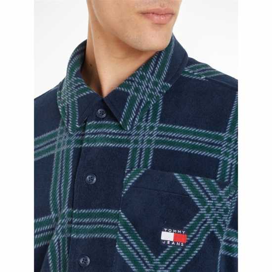 Tommy Jeans Tjm Check Polar Fleece Overshirt  