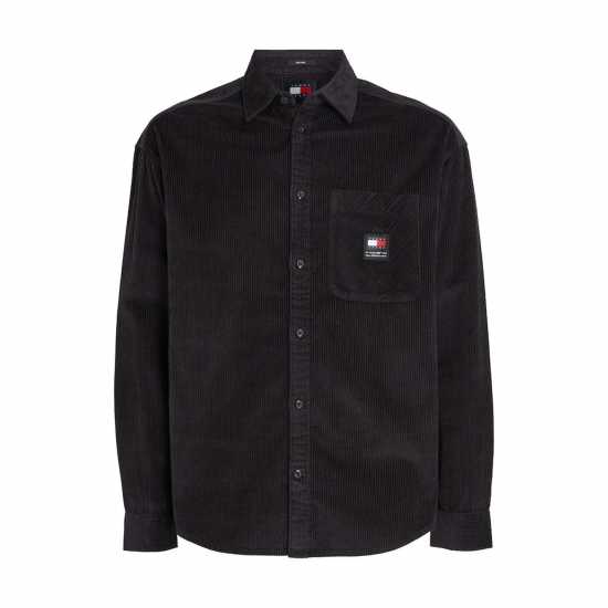 Tommy Jeans Tjm Rlx Chnky Corduroy Shirt Ext Черно BDS 