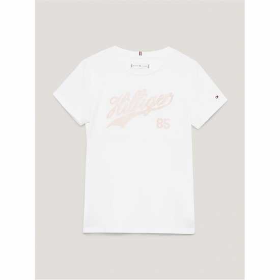 Tommy Hilfiger Glitter Script T-Shirt Juniors  