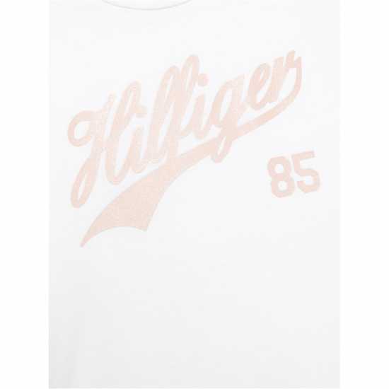 Tommy Hilfiger Glitter Script T-Shirt Juniors  