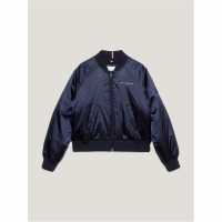 Tommy Hilfiger Пилотско Яке Junior Essential Oversized High Shine Bomber Jacket  