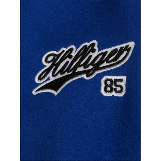 Tommy Hilfiger Детско Яке Бомбър Varsity Zip-Off Sleeves Script Back Logo Bomber Jacket Juniors  