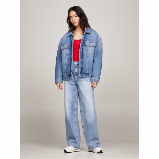 Tommy Jeans Claire High Rise Wide Leg Jeans  