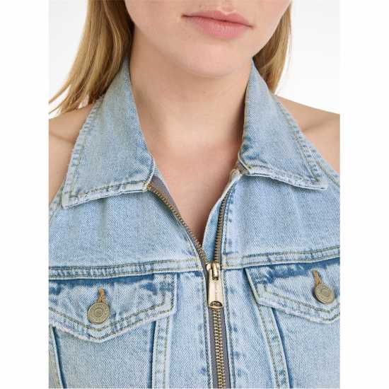 Tommy Jeans Halterneck Top  Womens