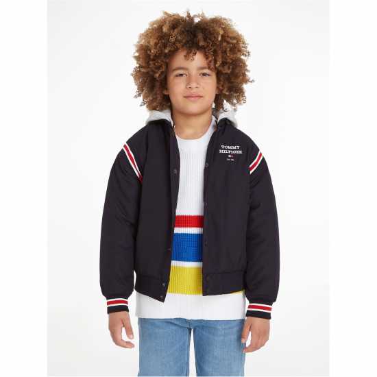 Tommy Hilfiger Пилотско Яке Tommy Logo Bomber Jacket  