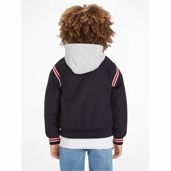 Tommy Hilfiger Пилотско Яке Tommy Logo Bomber Jacket  