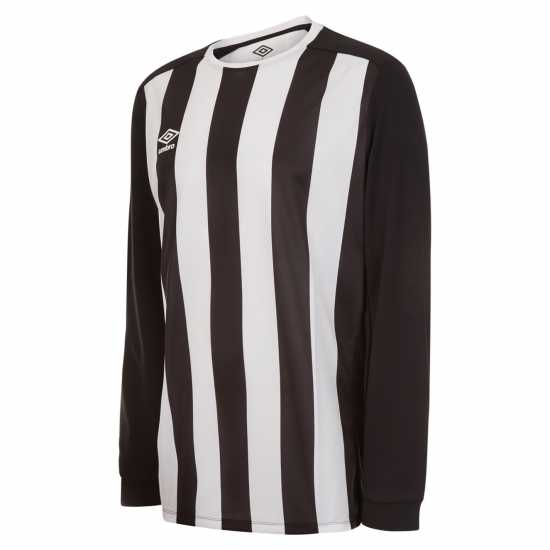 Umbro Sleeve Stripe Jersey Shirt Junior Black / White Детски тениски и фланелки