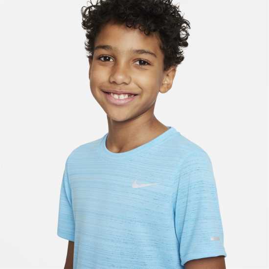 Nike Dri-FIT Miler Big Kids' (Boys') Training Top  Детски тениски и фланелки