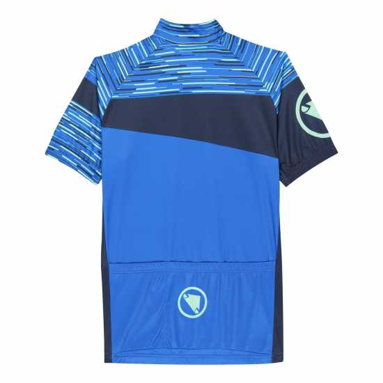 Endura Kids Hummvee Ray S/s Jersey Синьо Облекло за колоездене