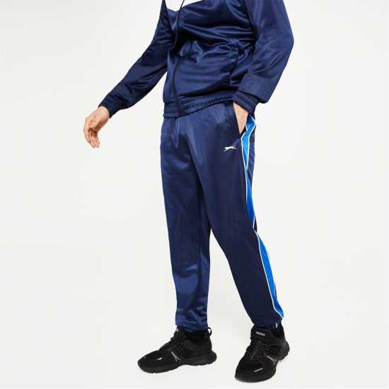 Slazenger Men's Performance Tracksuit Nvy/Wht/Royal Мъжки спортни екипи в две части