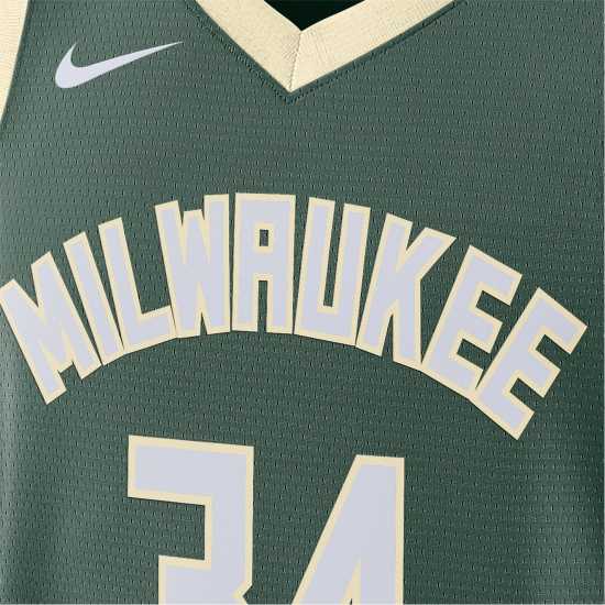 Nike Nba Icon Edition Swingman Jersey Bucks/Antetokounmpo Мъжко облекло за едри хора