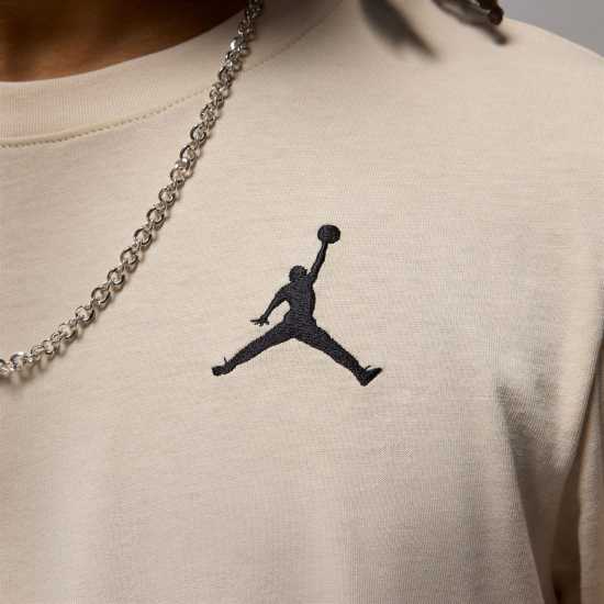 Air Jordan Jumpman Men's Short-Sleeve Crew T Shirt Brown/Black Мъжки ризи