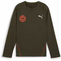 Puma Active Sports Longsleeve Tee B Gym Top Unisex Kids  Атлетика