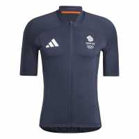 Adidas Мъжка Колоездачна Фланелка Team Gb Cycling Jersey Mens  Мъжки тениски с яка