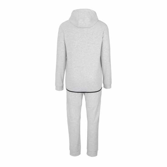 Fabric Zip Tracksuit Светло сиво Мъжки спортни екипи в две части