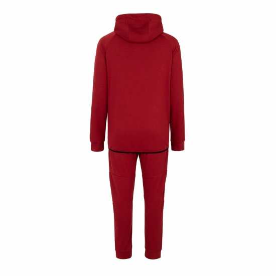 Fabric Zip Tracksuit Бордово Мъжки спортни екипи в две части