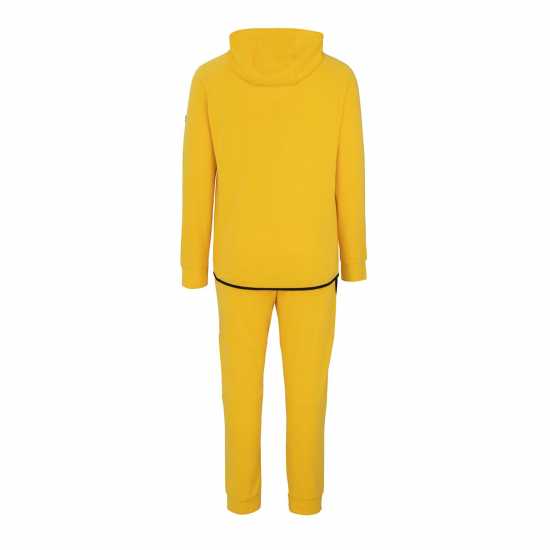 Fabric Zip Tracksuit Жълто Мъжки спортни екипи в две части