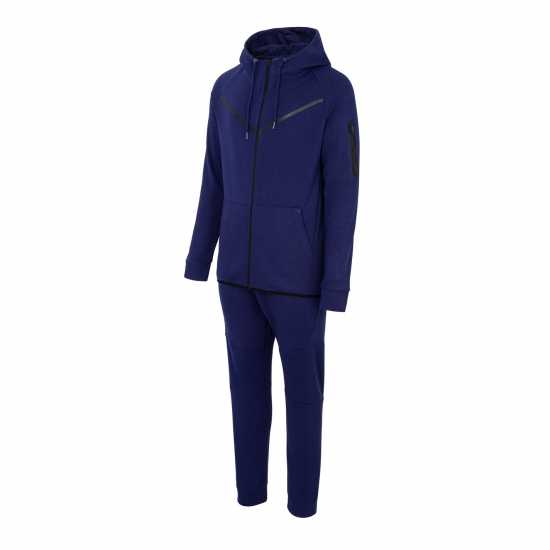 Fabric Zip Tracksuit Морска синьо Мъжки спортни екипи в две части