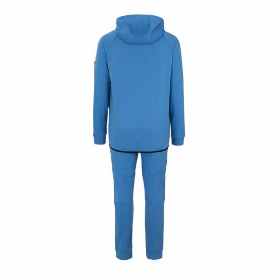 Fabric Zip Tracksuit Камъчен син Мъжки спортни екипи в две части