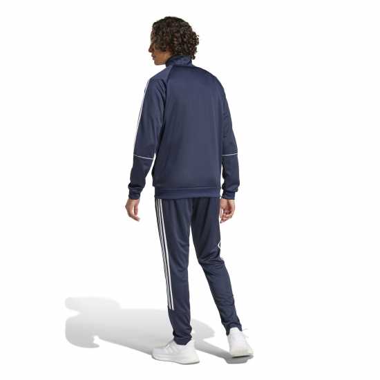 Adidas Мъжки Спортен Екип Sportswear 3-Stripes Doubleknit Track Suit Mens Легендарна чернина 