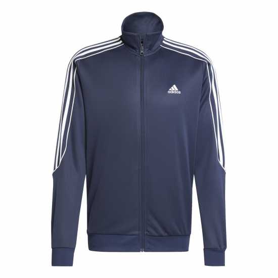 Adidas Мъжки Спортен Екип Sportswear 3-Stripes Doubleknit Track Suit Mens Легендарна чернина 