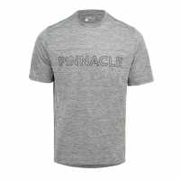 Pinnacle Tech Jersey Сиво Мъжки тениски с яка