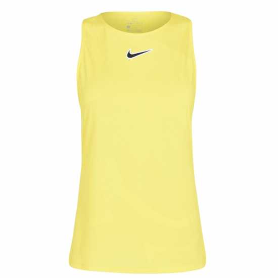 Nike Дамски Потник Mesh Panel Tank Top Ladies Опти Жълто/От Тенис облекло