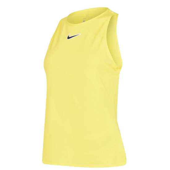 Nike Дамски Потник Mesh Panel Tank Top Ladies Опти Жълто/От Тенис облекло