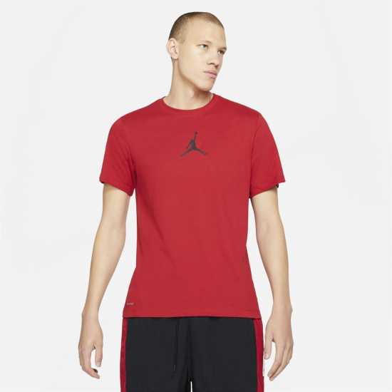 Air Jordan Jumpman Men's Short-Sleeve Crew T Shirt Червено Мъжки тениски с яка