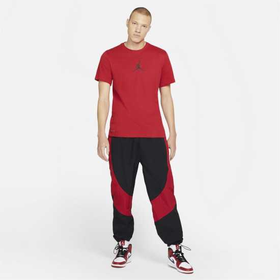 Air Jordan Jumpman Men's Short-Sleeve Crew T Shirt Червено Мъжки тениски с яка