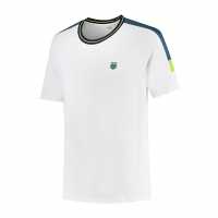 K Swiss Hypcrt Tee Sn99 Mlnge2Бяло Мъжко тенис облекло