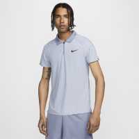 Nike Slam Men's Dri-FIT ADV Tennis Polo Синьо/Синьо/Черно Мъжко облекло за едри хора