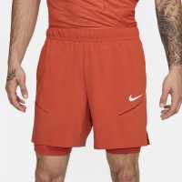 Nike Slam Men's Dri-FIT Tennis Shorts Ръст/Розово Мъжко облекло за едри хора