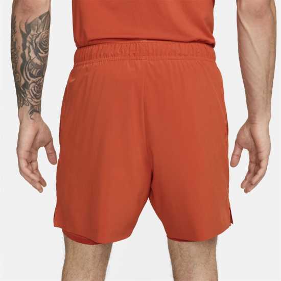 Nike Slam Men's Dri-FIT Tennis Shorts Ръст/Розово Мъжко облекло за едри хора