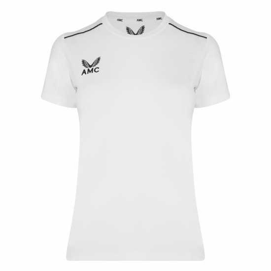 Castore Amc Training T-Shirt Womens Бяло/Морско синьо Дамски тениски и фланелки