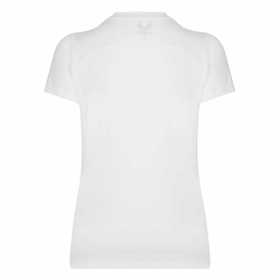 Castore Amc Training T-Shirt Womens Бяло/Морско синьо Дамски тениски и фланелки