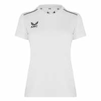 Castore Amc Training T-Shirt Womens Бяло/Черно Дамски тениски и фланелки