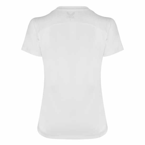 Castore Amc Training T-Shirt Womens Бяло/Черно Дамски тениски и фланелки