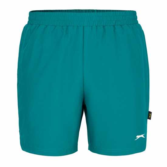 Slazenger Мъжки Шорти Court Shorts Mens Зелено Мъжко облекло за едри хора