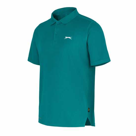 Slazenger Court Polo Mens Зелено Мъжки тениски с яка