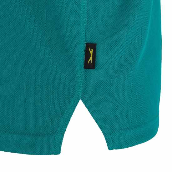 Slazenger Court Polo Mens Зелено Мъжки тениски с яка