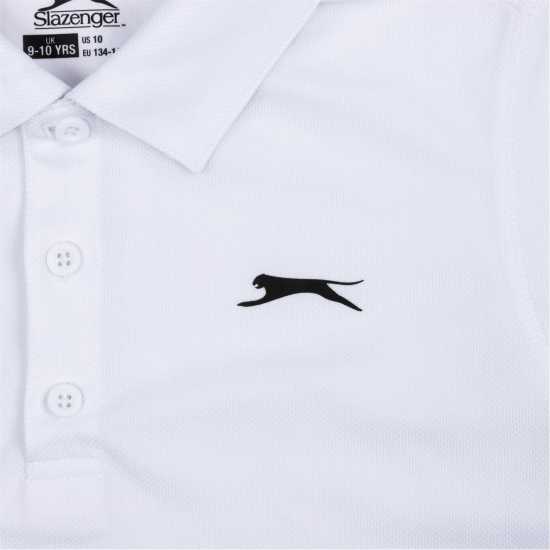 Slazenger Детска Блуза С Яка Court Polo Shirt Junior Boys  Детски тениски тип поло