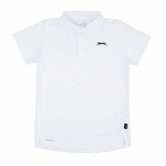 Slazenger Детска Блуза С Яка Court Polo Shirt Junior Boys  Детски тениски тип поло