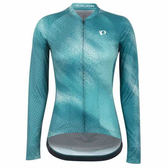 Pearl Izumi Attack Longsleeve Jersey Залив Тюркоаз Облекло за колоездене